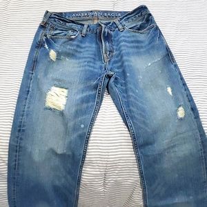 Mens 32x32 American Eagle Low Rise Bootcut Jeans